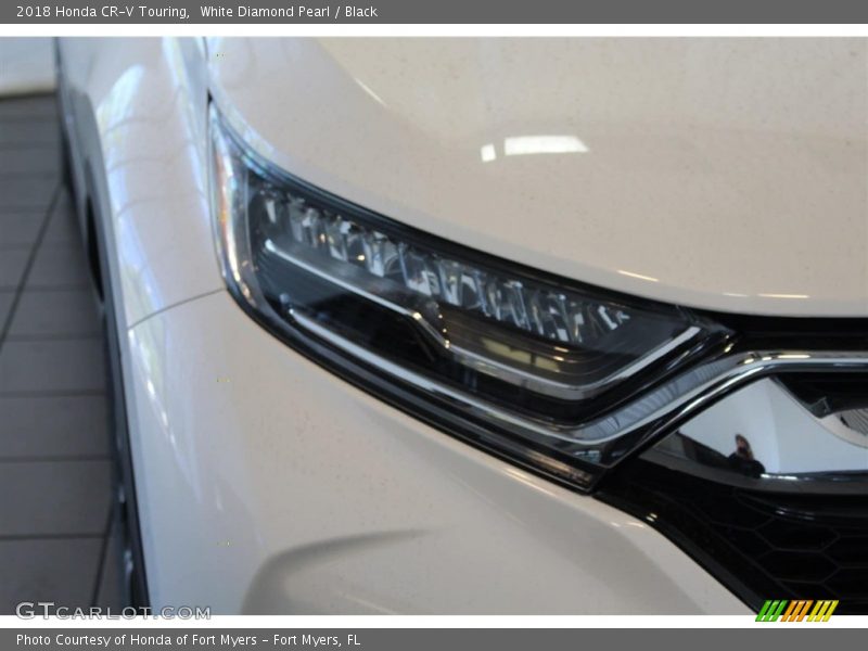 White Diamond Pearl / Black 2018 Honda CR-V Touring