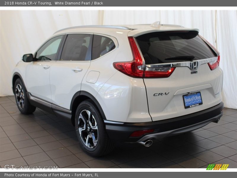 White Diamond Pearl / Black 2018 Honda CR-V Touring