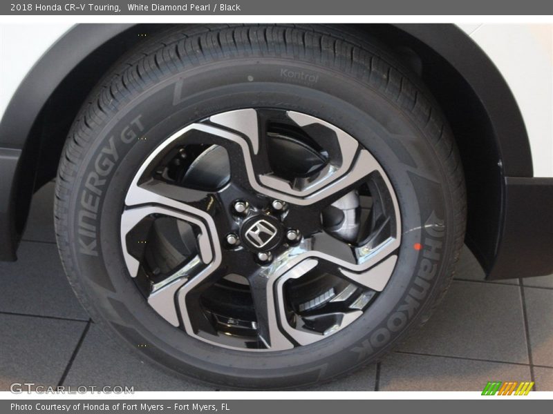 White Diamond Pearl / Black 2018 Honda CR-V Touring