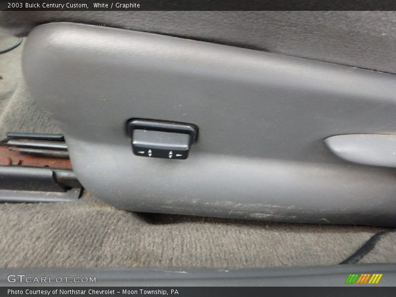 White / Graphite 2003 Buick Century Custom