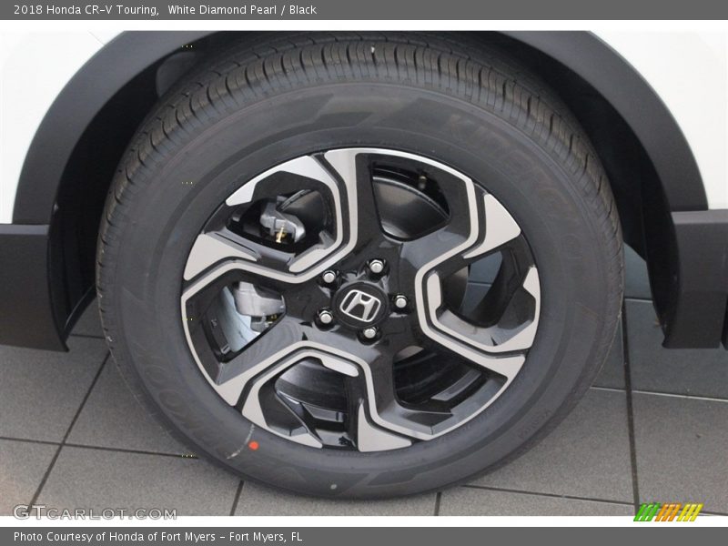 White Diamond Pearl / Black 2018 Honda CR-V Touring