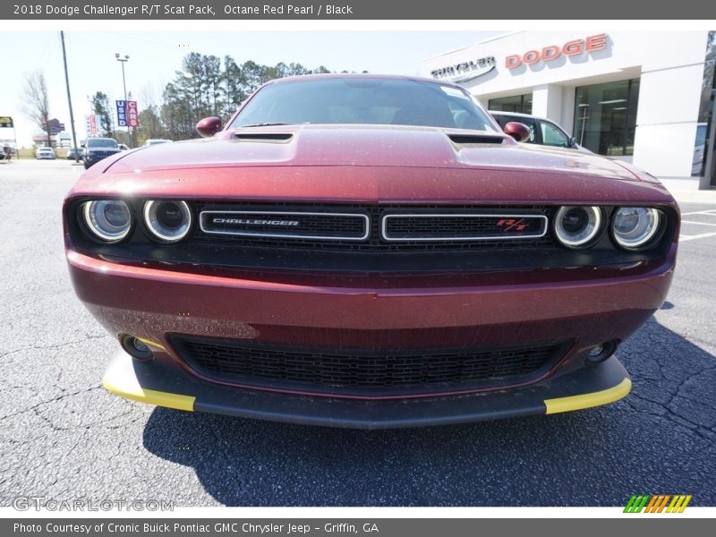 Octane Red Pearl / Black 2018 Dodge Challenger R/T Scat Pack