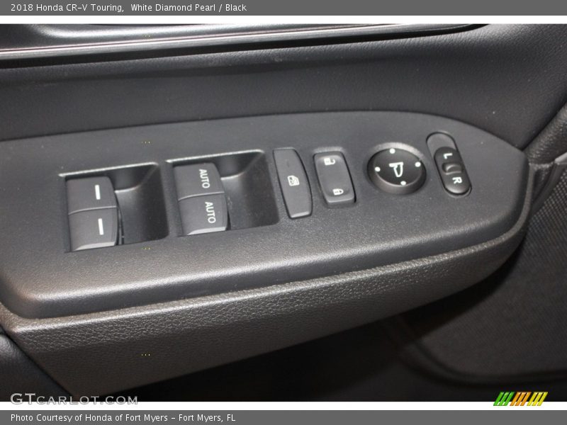 White Diamond Pearl / Black 2018 Honda CR-V Touring