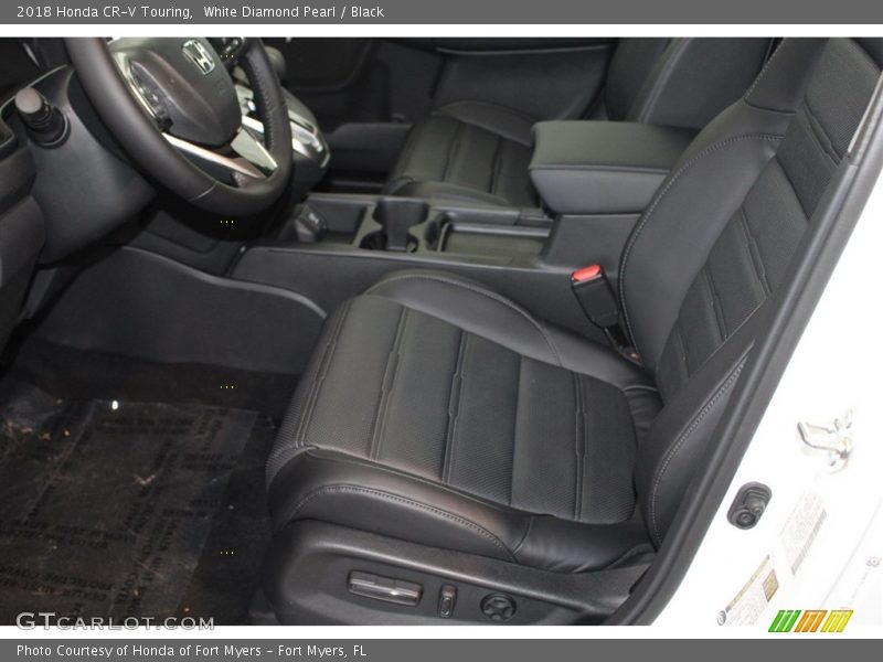 White Diamond Pearl / Black 2018 Honda CR-V Touring