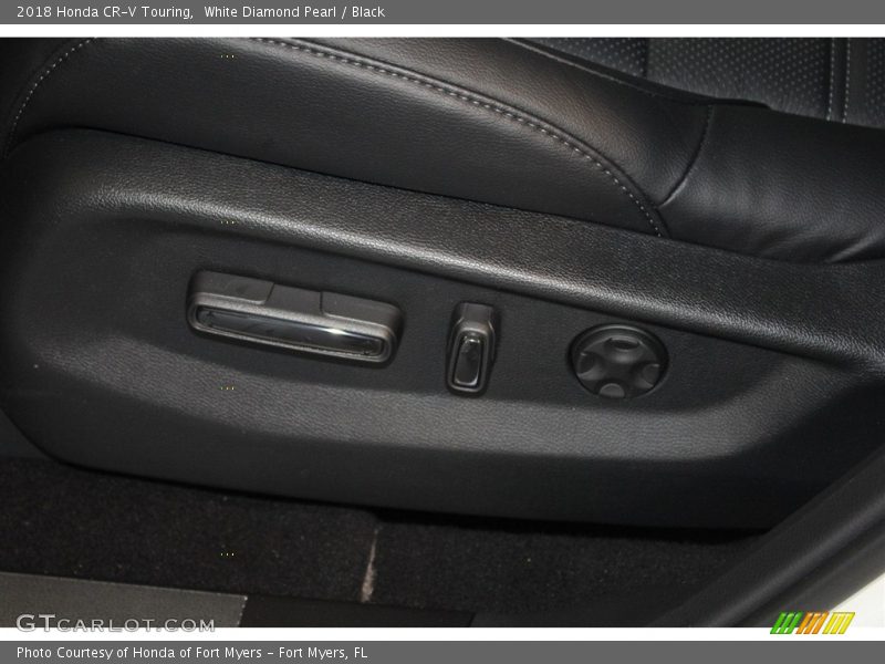 White Diamond Pearl / Black 2018 Honda CR-V Touring