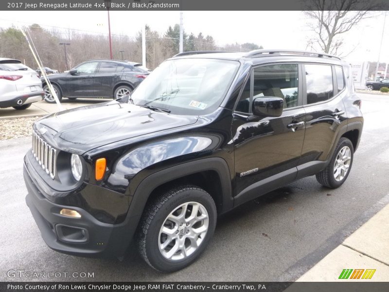 Black / Black/Sandstorm 2017 Jeep Renegade Latitude 4x4