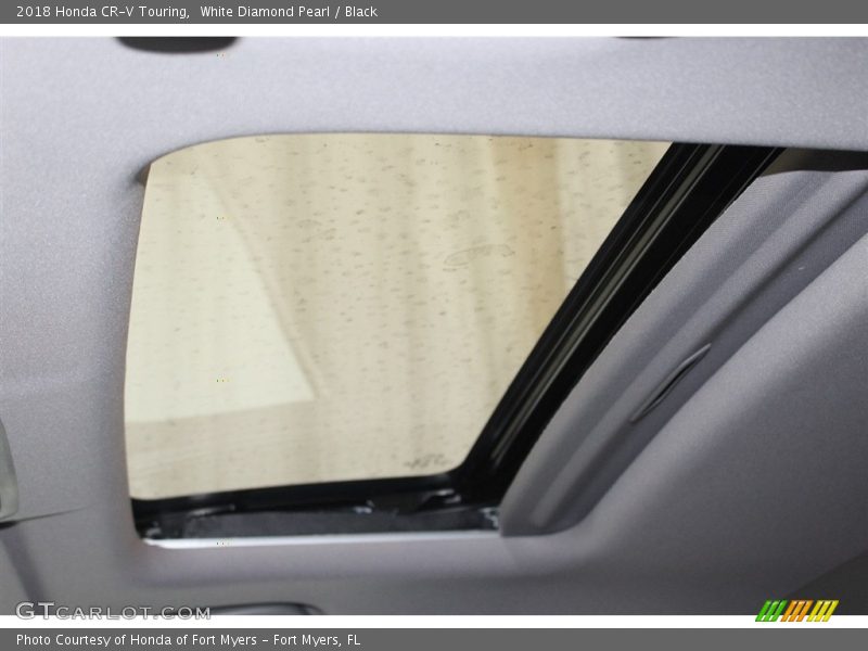 White Diamond Pearl / Black 2018 Honda CR-V Touring