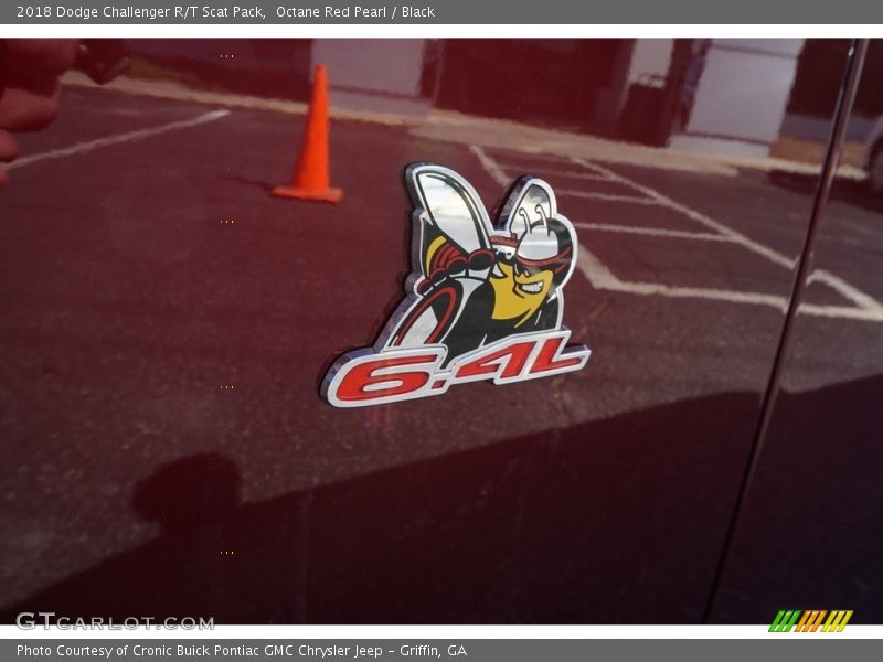 Octane Red Pearl / Black 2018 Dodge Challenger R/T Scat Pack