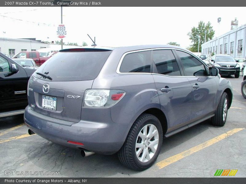 Galaxy Gray Mica / Black 2007 Mazda CX-7 Touring