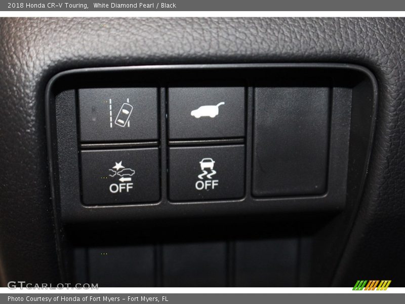 White Diamond Pearl / Black 2018 Honda CR-V Touring