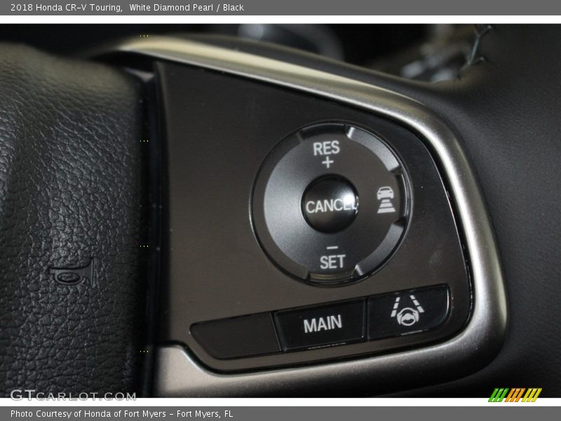 White Diamond Pearl / Black 2018 Honda CR-V Touring