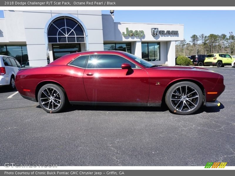 Octane Red Pearl / Black 2018 Dodge Challenger R/T Scat Pack