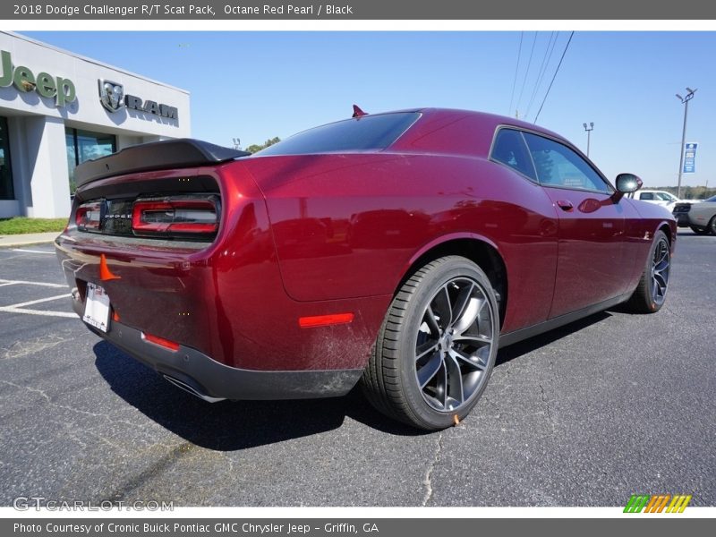 Octane Red Pearl / Black 2018 Dodge Challenger R/T Scat Pack