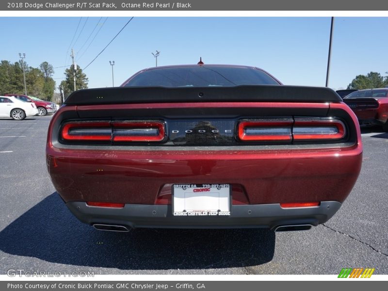Octane Red Pearl / Black 2018 Dodge Challenger R/T Scat Pack