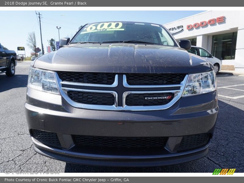 Granite Pearl / Black 2018 Dodge Journey SE