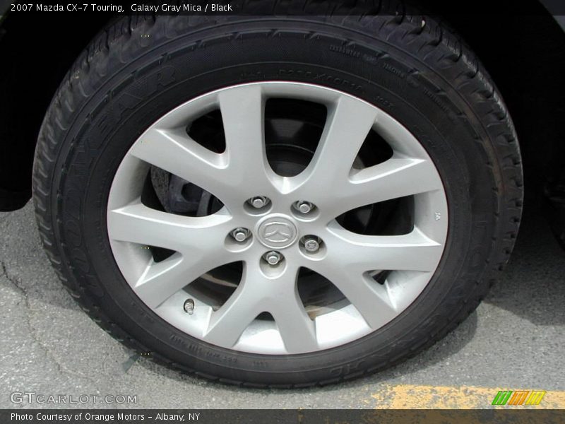 Galaxy Gray Mica / Black 2007 Mazda CX-7 Touring