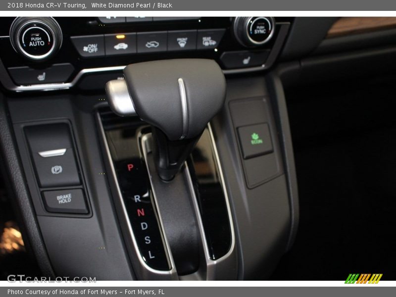 White Diamond Pearl / Black 2018 Honda CR-V Touring