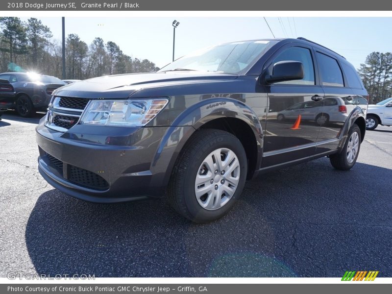 Granite Pearl / Black 2018 Dodge Journey SE
