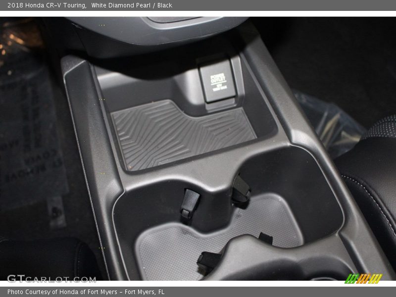 White Diamond Pearl / Black 2018 Honda CR-V Touring