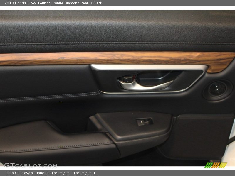 White Diamond Pearl / Black 2018 Honda CR-V Touring