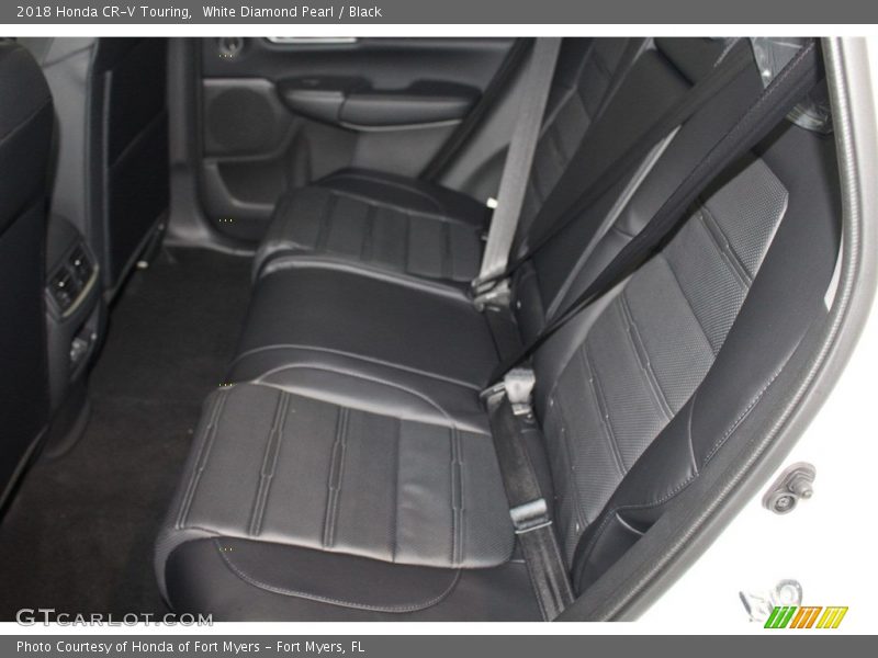 White Diamond Pearl / Black 2018 Honda CR-V Touring
