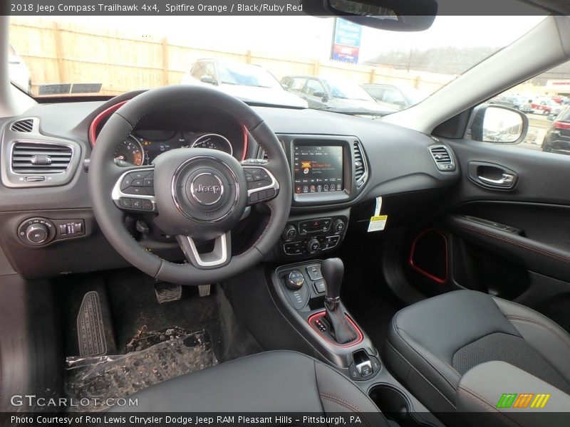 Spitfire Orange / Black/Ruby Red 2018 Jeep Compass Trailhawk 4x4