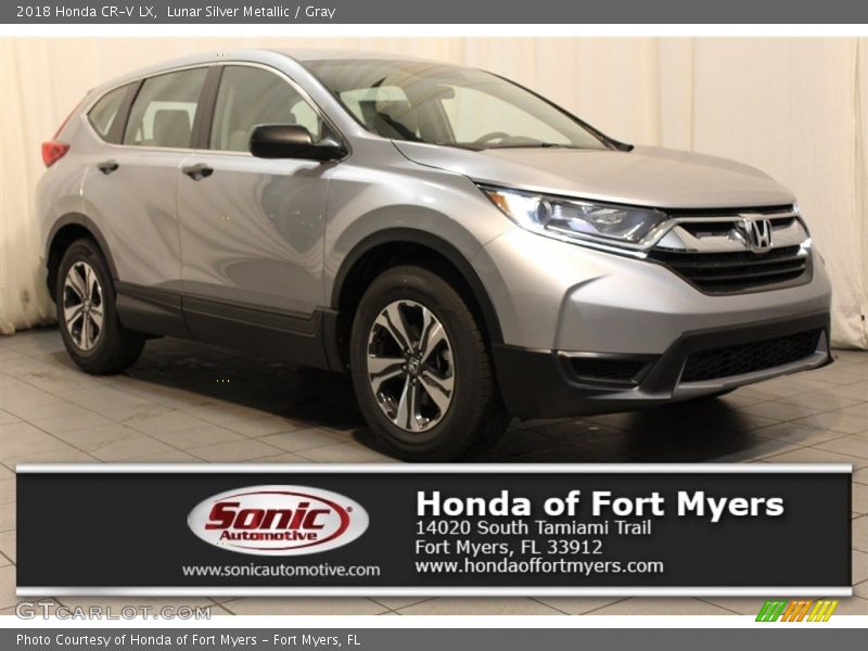 Lunar Silver Metallic / Gray 2018 Honda CR-V LX