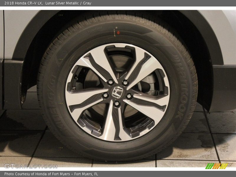 Lunar Silver Metallic / Gray 2018 Honda CR-V LX