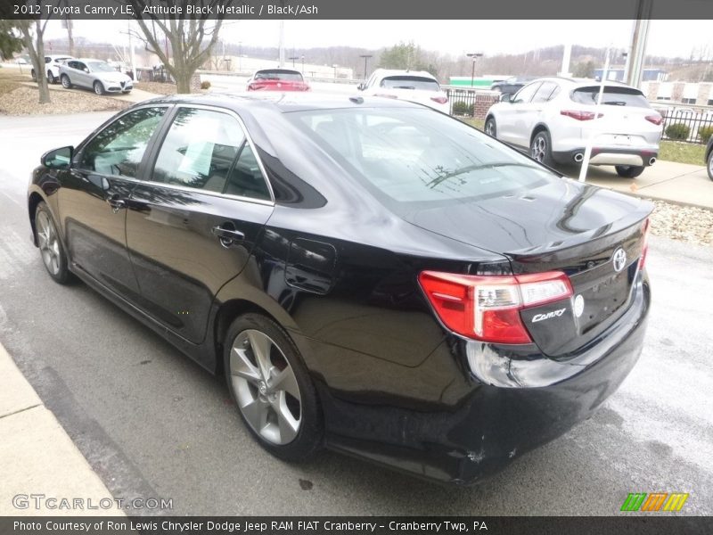 Attitude Black Metallic / Black/Ash 2012 Toyota Camry LE