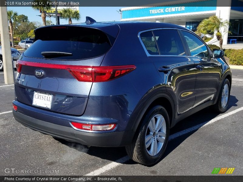 Pacific Blue / Black 2018 Kia Sportage LX