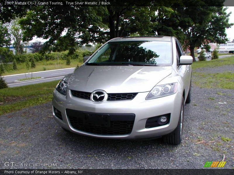 True Silver Metallic / Black 2007 Mazda CX-7 Grand Touring