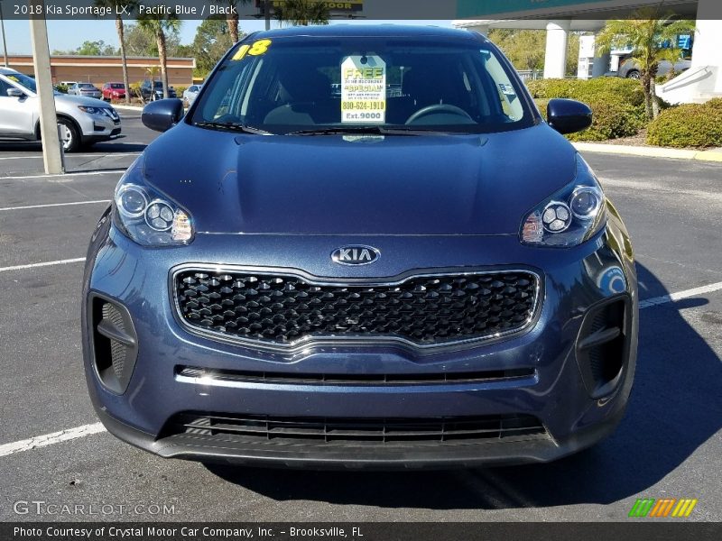 Pacific Blue / Black 2018 Kia Sportage LX