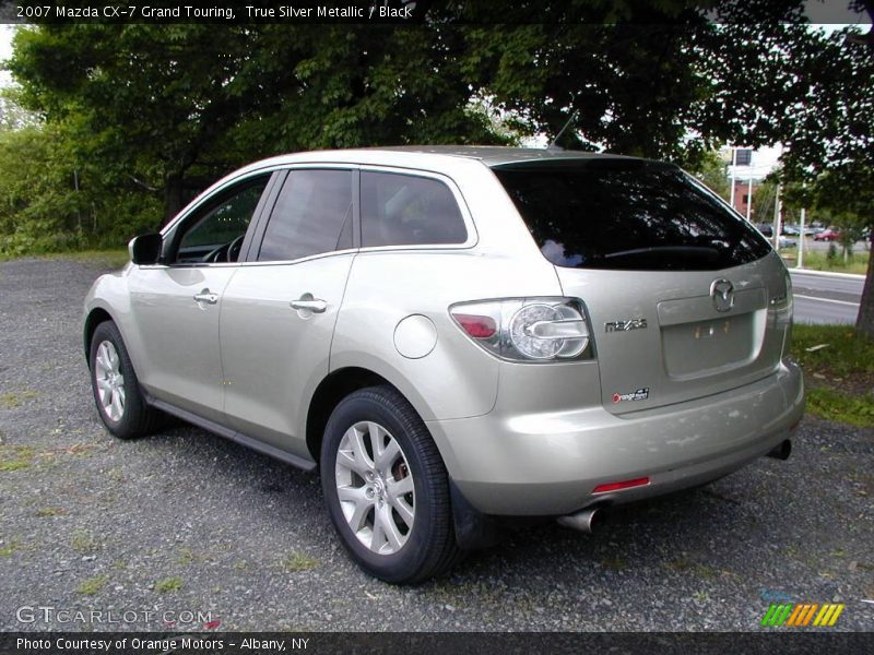 True Silver Metallic / Black 2007 Mazda CX-7 Grand Touring