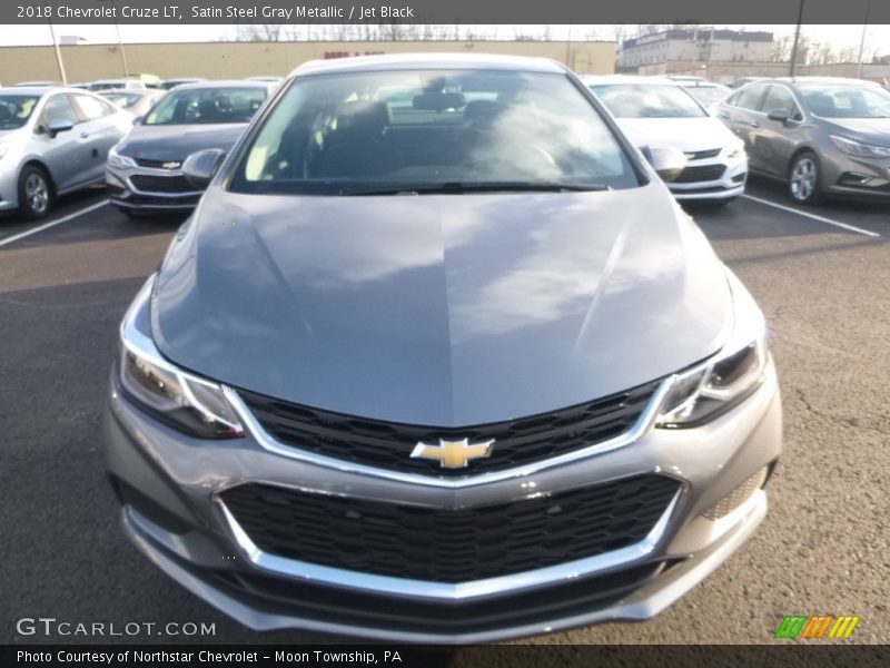 Satin Steel Gray Metallic / Jet Black 2018 Chevrolet Cruze LT