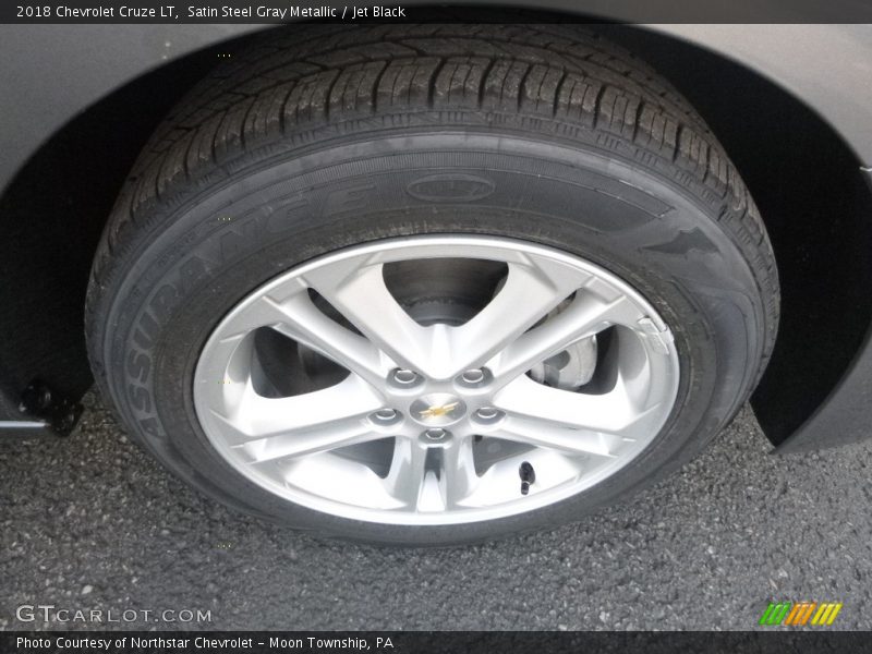 Satin Steel Gray Metallic / Jet Black 2018 Chevrolet Cruze LT