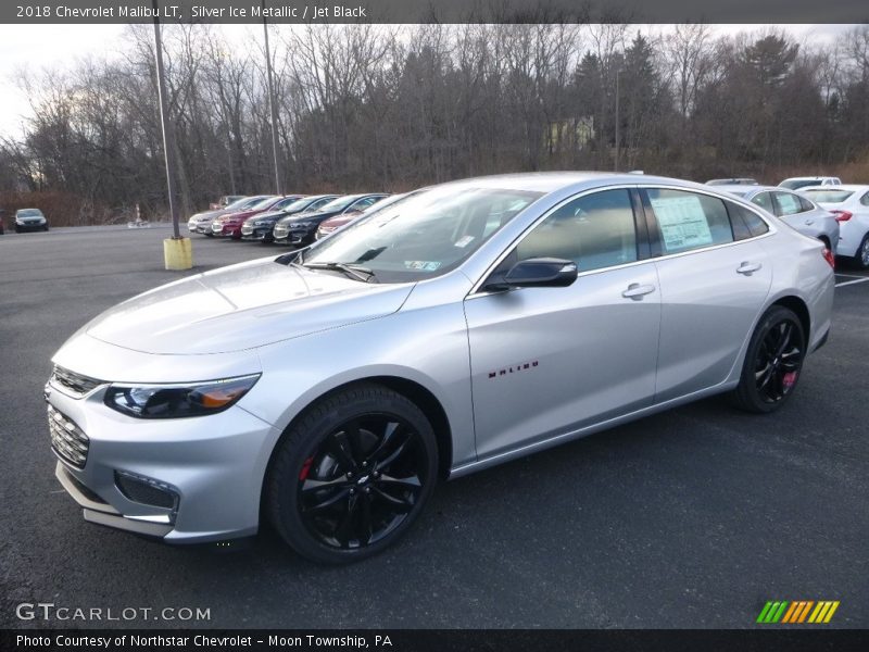 Silver Ice Metallic / Jet Black 2018 Chevrolet Malibu LT