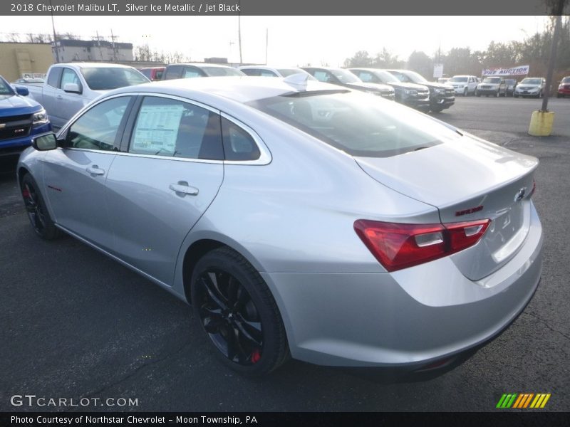 Silver Ice Metallic / Jet Black 2018 Chevrolet Malibu LT