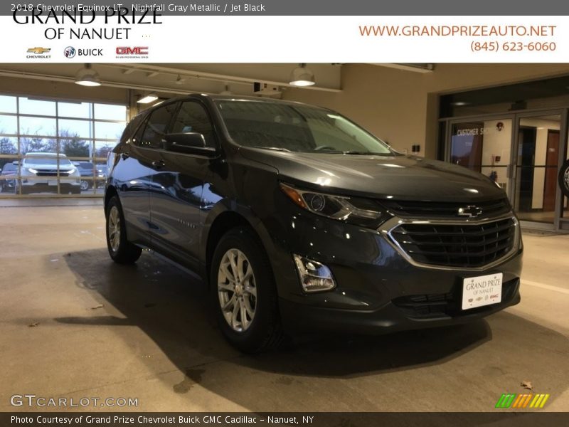 Nightfall Gray Metallic / Jet Black 2018 Chevrolet Equinox LT