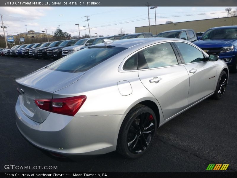Silver Ice Metallic / Jet Black 2018 Chevrolet Malibu LT