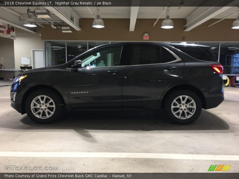 Nightfall Gray Metallic / Jet Black 2018 Chevrolet Equinox LT