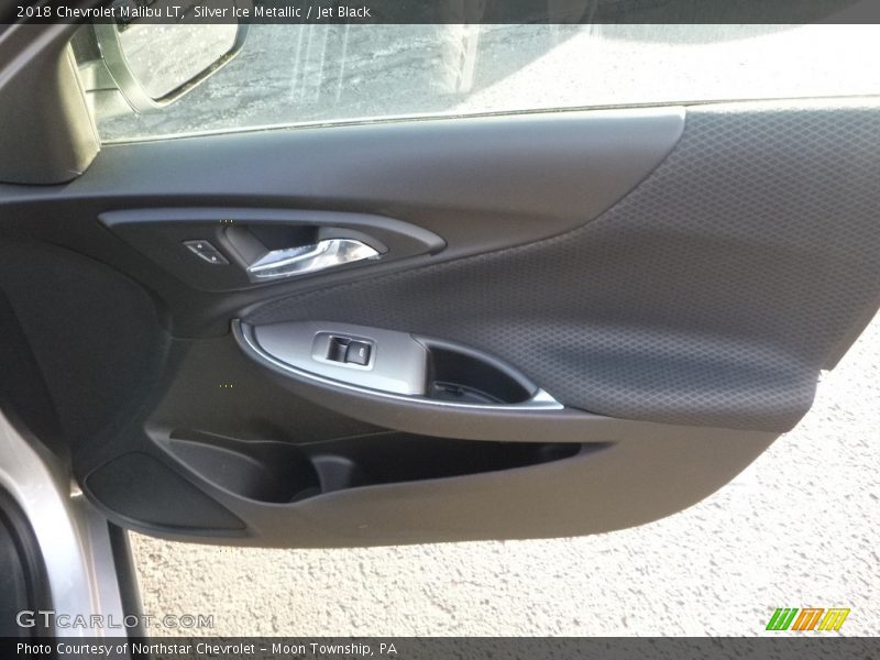 Silver Ice Metallic / Jet Black 2018 Chevrolet Malibu LT