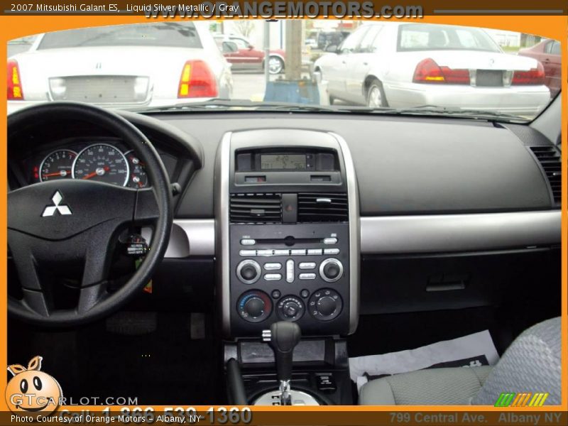 Liquid Silver Metallic / Gray 2007 Mitsubishi Galant ES