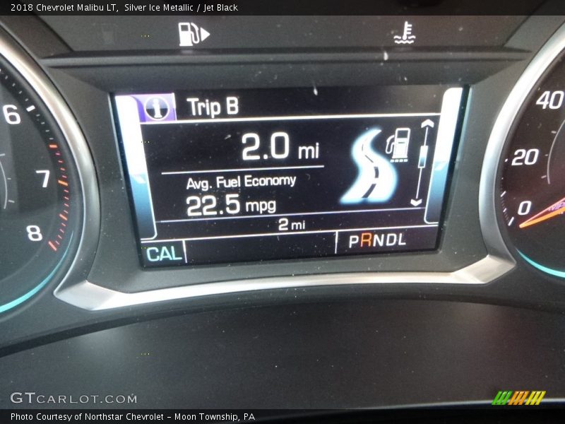Silver Ice Metallic / Jet Black 2018 Chevrolet Malibu LT