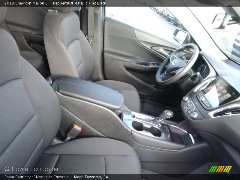 Pepperdust Metallic / Jet Black 2018 Chevrolet Malibu LT