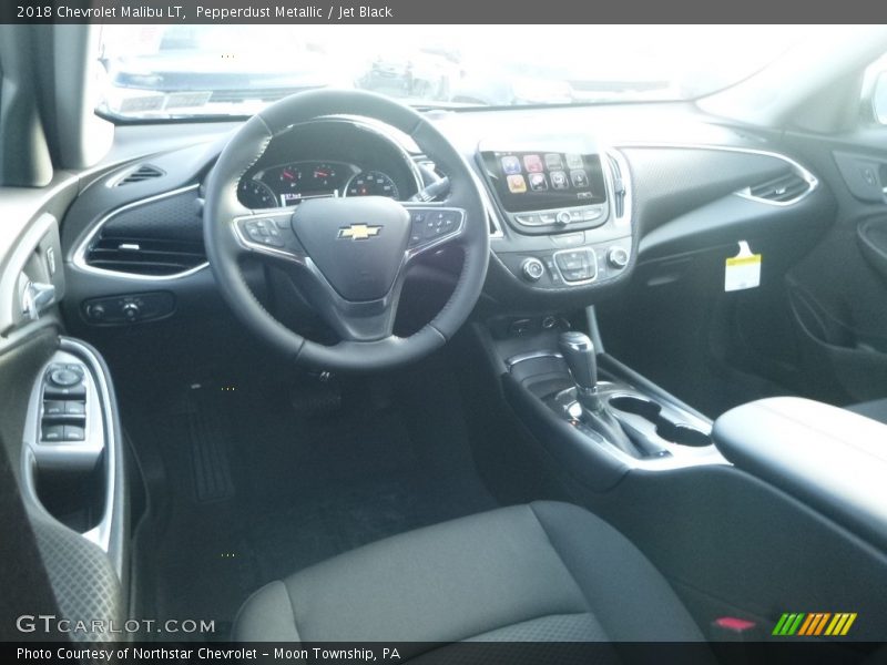 Pepperdust Metallic / Jet Black 2018 Chevrolet Malibu LT