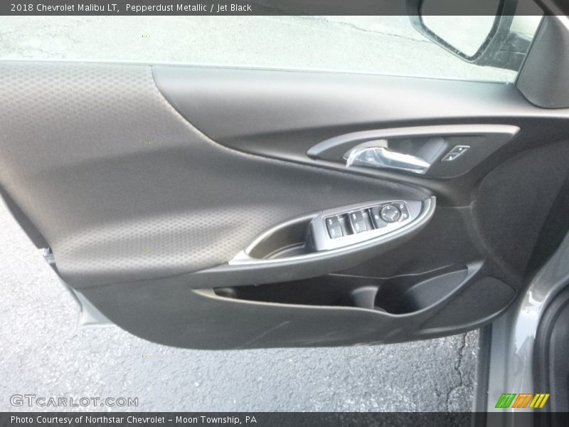 Pepperdust Metallic / Jet Black 2018 Chevrolet Malibu LT