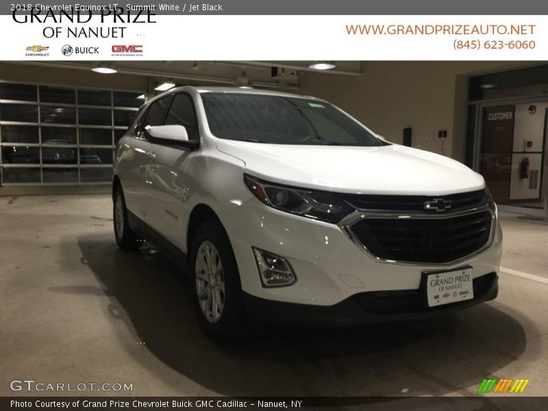 Summit White / Jet Black 2018 Chevrolet Equinox LT