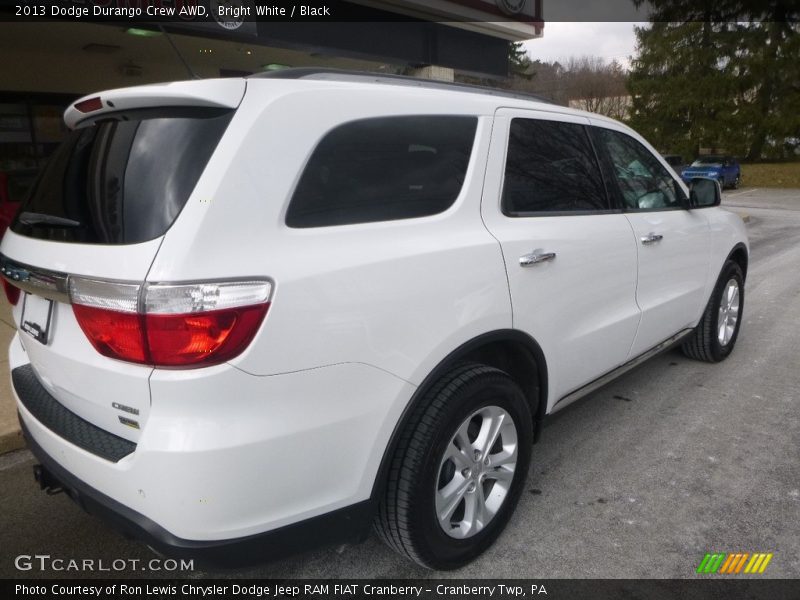 Bright White / Black 2013 Dodge Durango Crew AWD