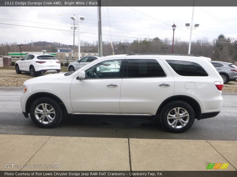 Bright White / Black 2013 Dodge Durango Crew AWD