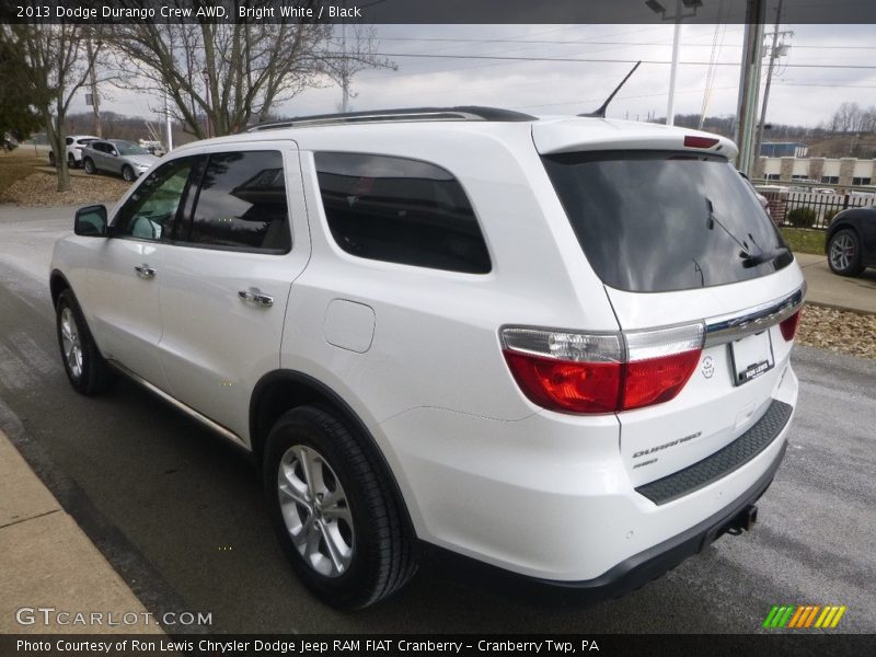 Bright White / Black 2013 Dodge Durango Crew AWD